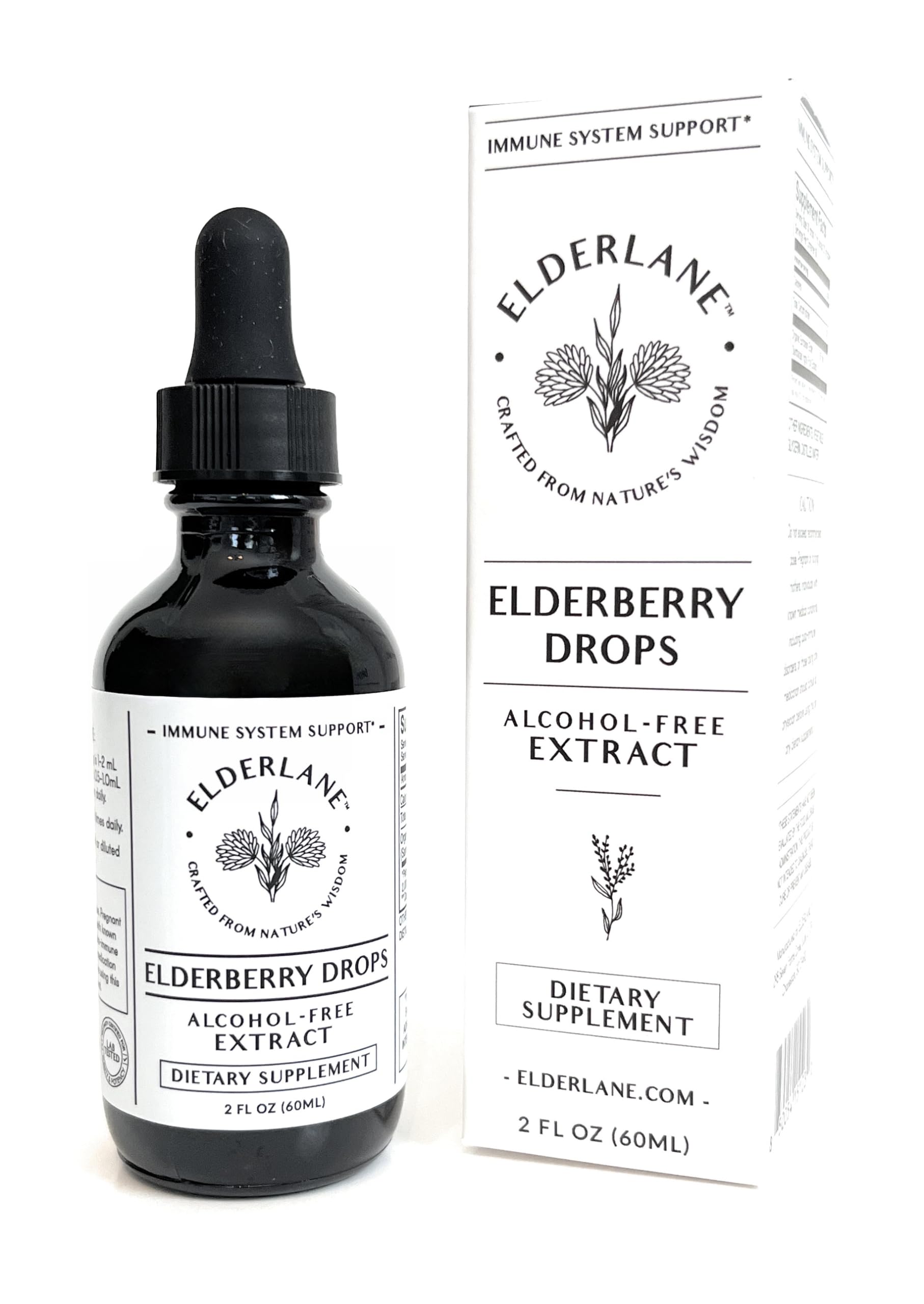 Elderlane Elderberry Drops with honey and herbs