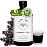 Elderlane Elderberry Syrup bottle front view