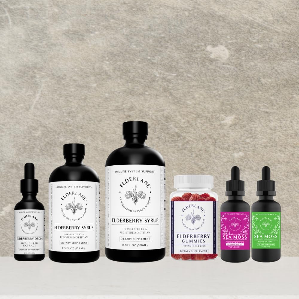 Elderlane Elderberry Syrup with a family enjoying it
