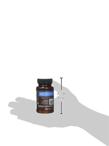Elements Melatonin 3mg Tablets on a wooden table