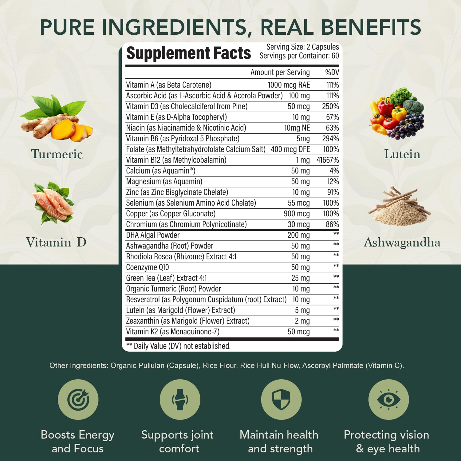 Elements of Life Multivitamins for Adults 150g capsule close-up