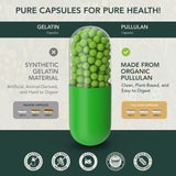 Elements of Life Multivitamins for Men showing organic pullulan capsules