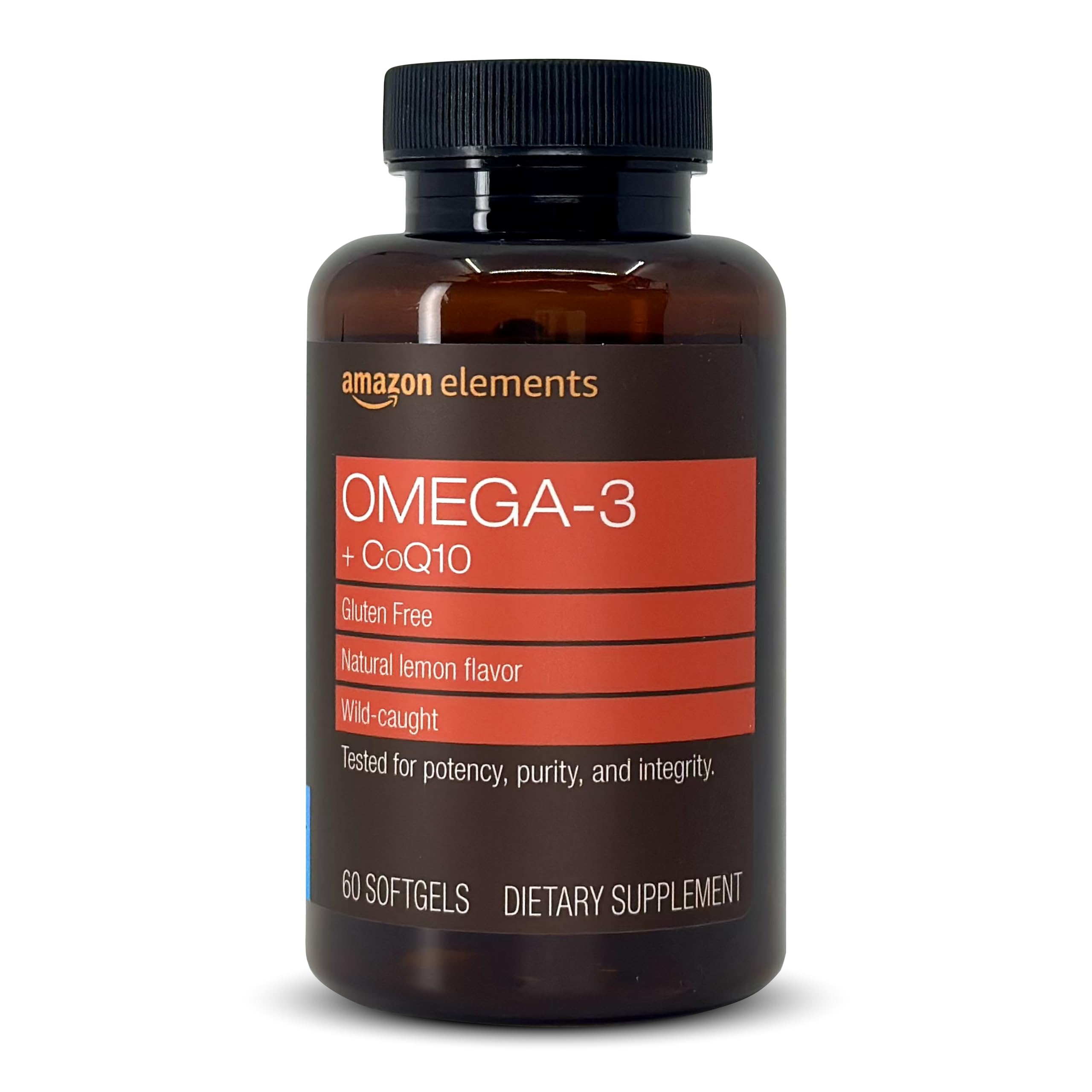 Elements Omega-3 Fish Oil Softgels front view