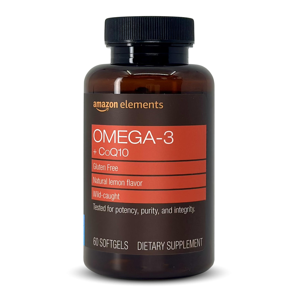 Elements Omega-3 Fish Oil Softgels front view