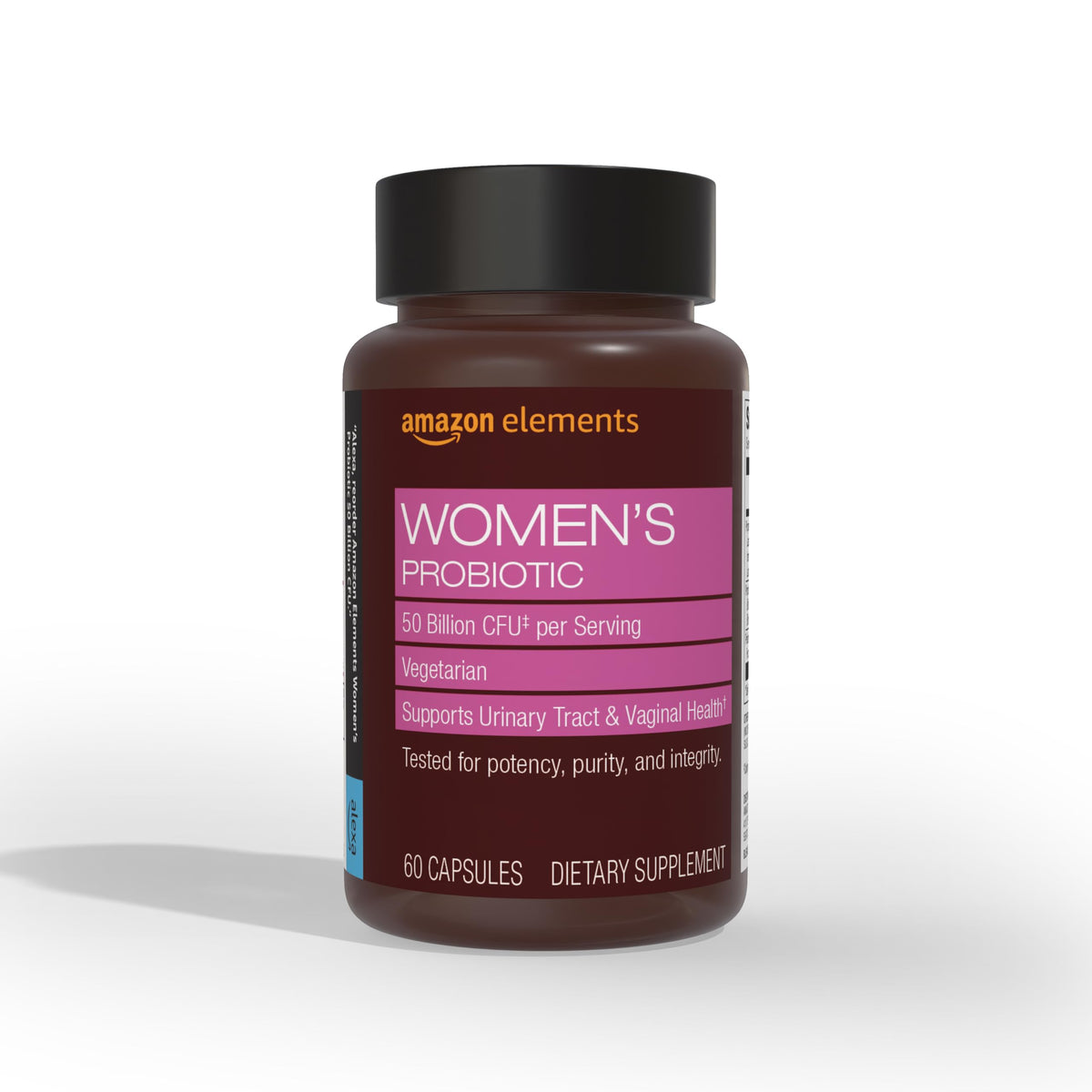 Elements Probiotic Acidophilus 60 vegetarian capsules front view