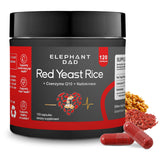 Elephant dad Red Yeast Rice Supplement bottle front view