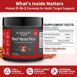 Elephant dad Red Yeast Rice Supplement with fresh herbs