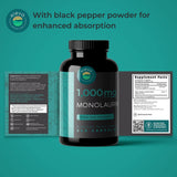 Eleva Nutrition Monolaurin Capsules on a wooden table