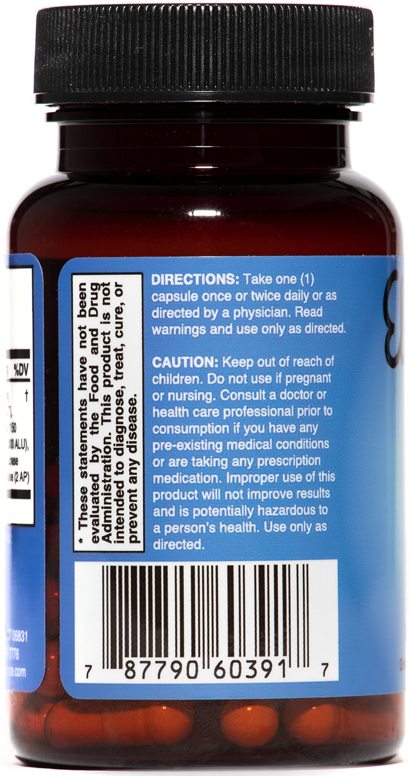 ElevenZyme Multi-Enzyme Supplement bottle side view
