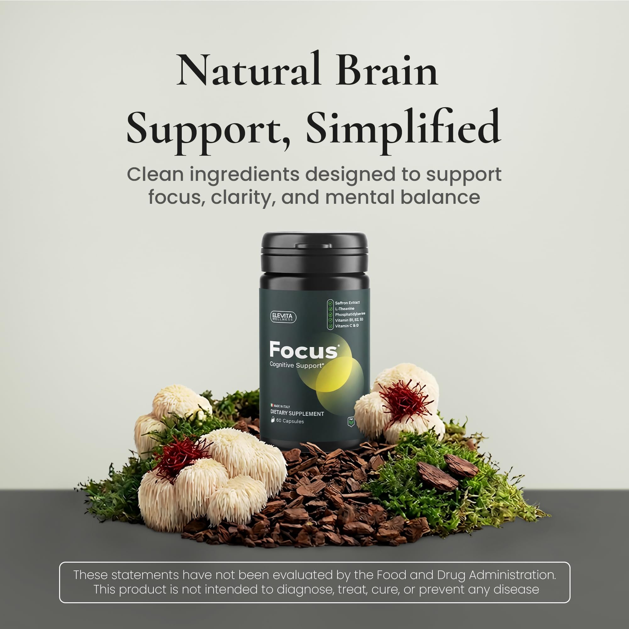 ELEVITA WELLNESS Multivitamins capsule close-up