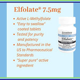 ELFOLATE L-Methylfolate 7.5mg supplement capsule close-up