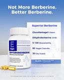 Elgin Dihydroberberine Supplement 30 Capsules side view