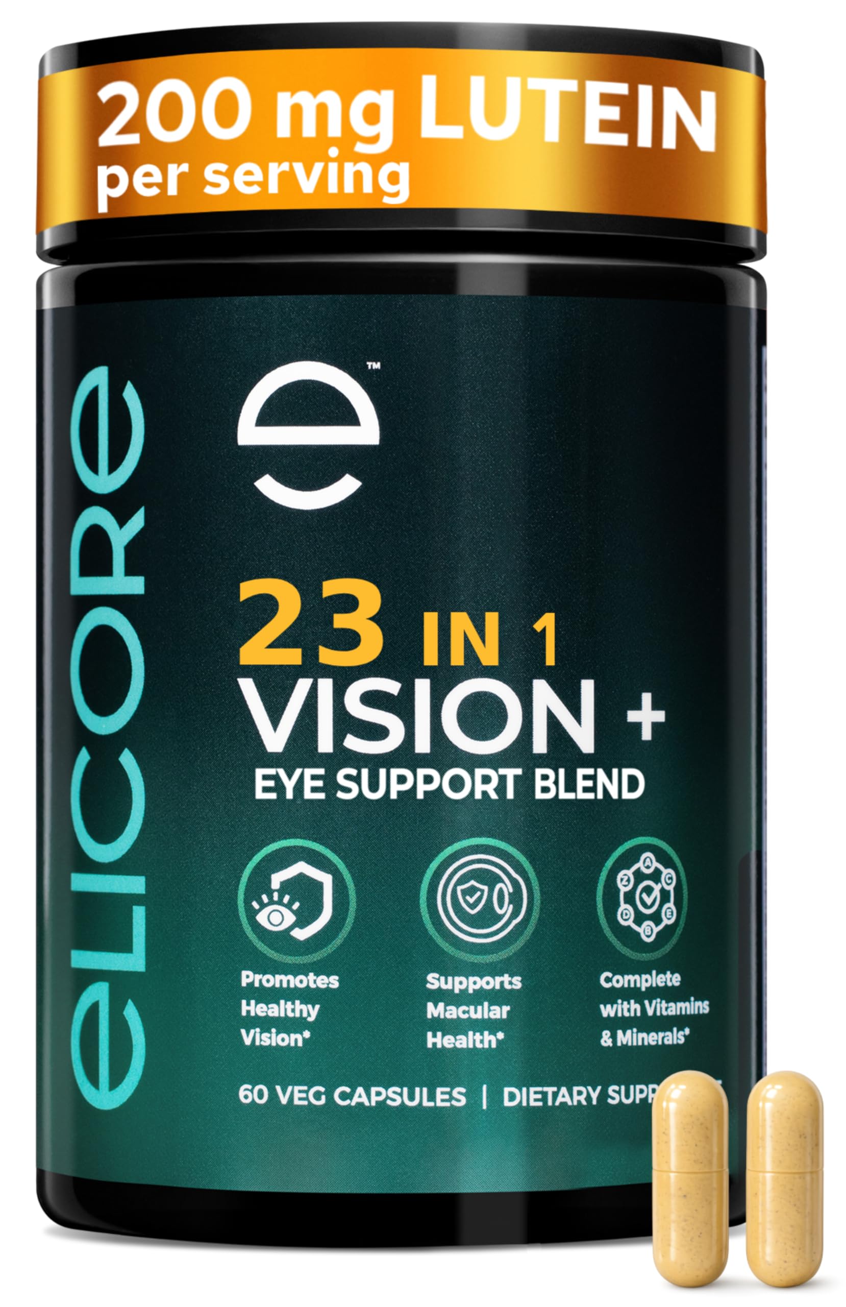 ELICORE Vision+ Eye Support Blend front view packaging
