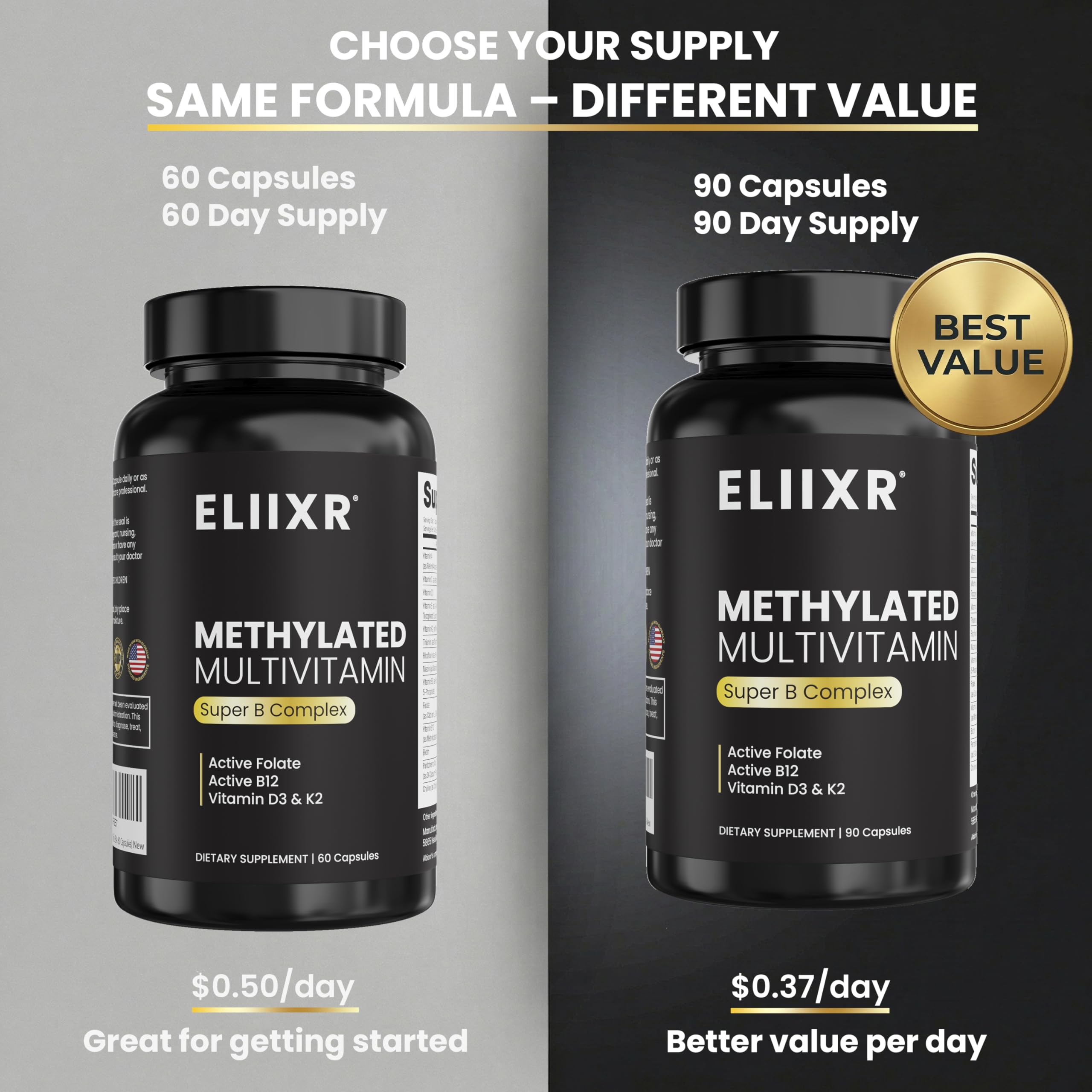 Eliixr Complete Methylated Multivitamin lifestyle scene