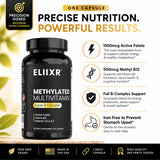 Eliixr Complete Methylated Multivitamin vegetarian capsules