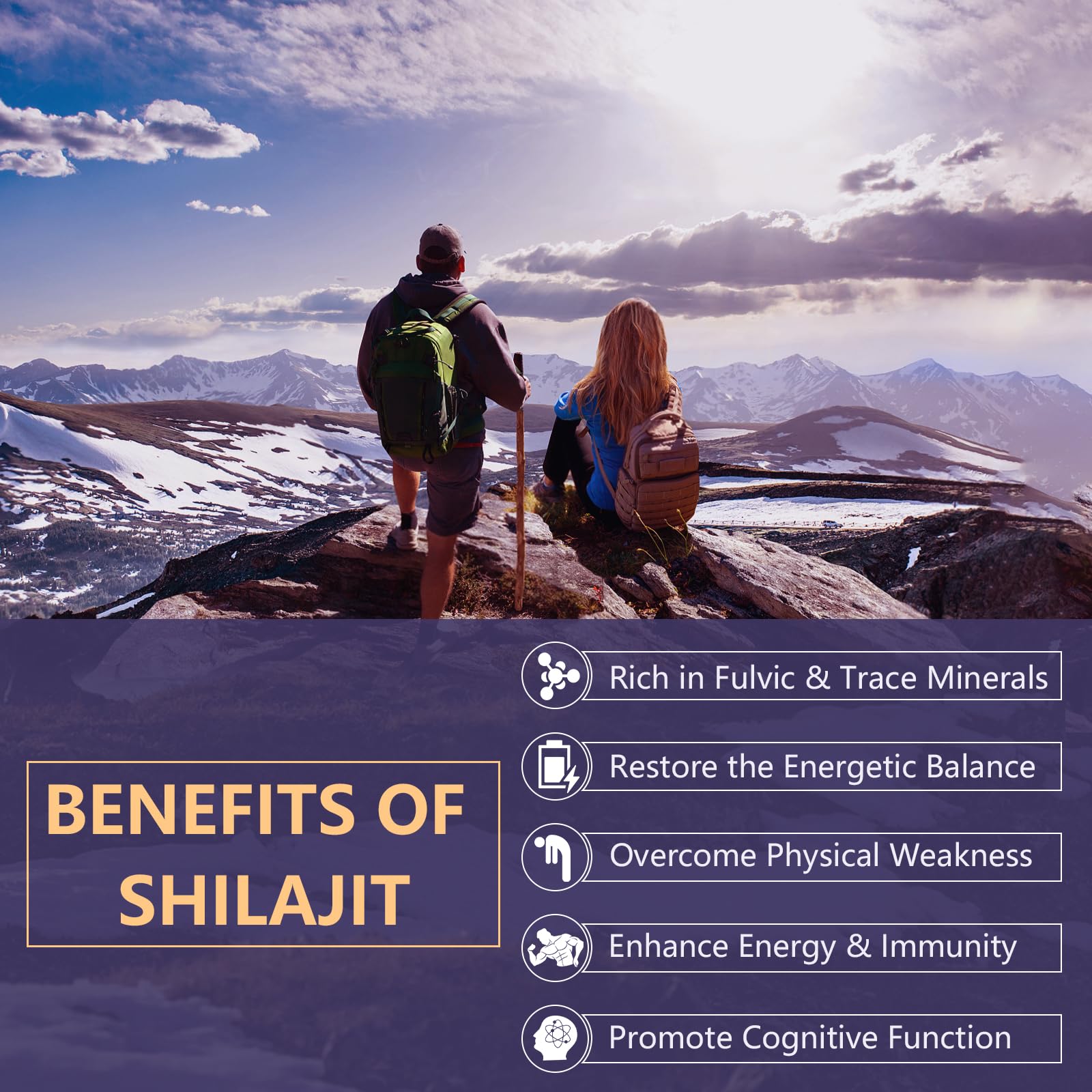 Elikadur Shilajit Capsules 2000mg packaging