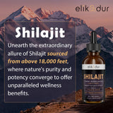 Elikadur Shilajit drops bottle with dropper close-up