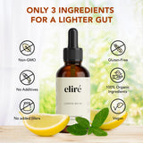 Eliré Sleep Supplement 10:1 Lemon Balm Extract in a glass of tea