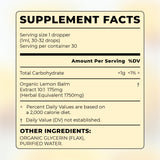 Eliré Sleep Supplement 10:1 Lemon Balm Extract with measuring dropper