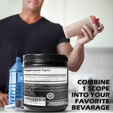 ELITE WELLNESS VITALITY Creatine Monohydrate 445g on a gym table