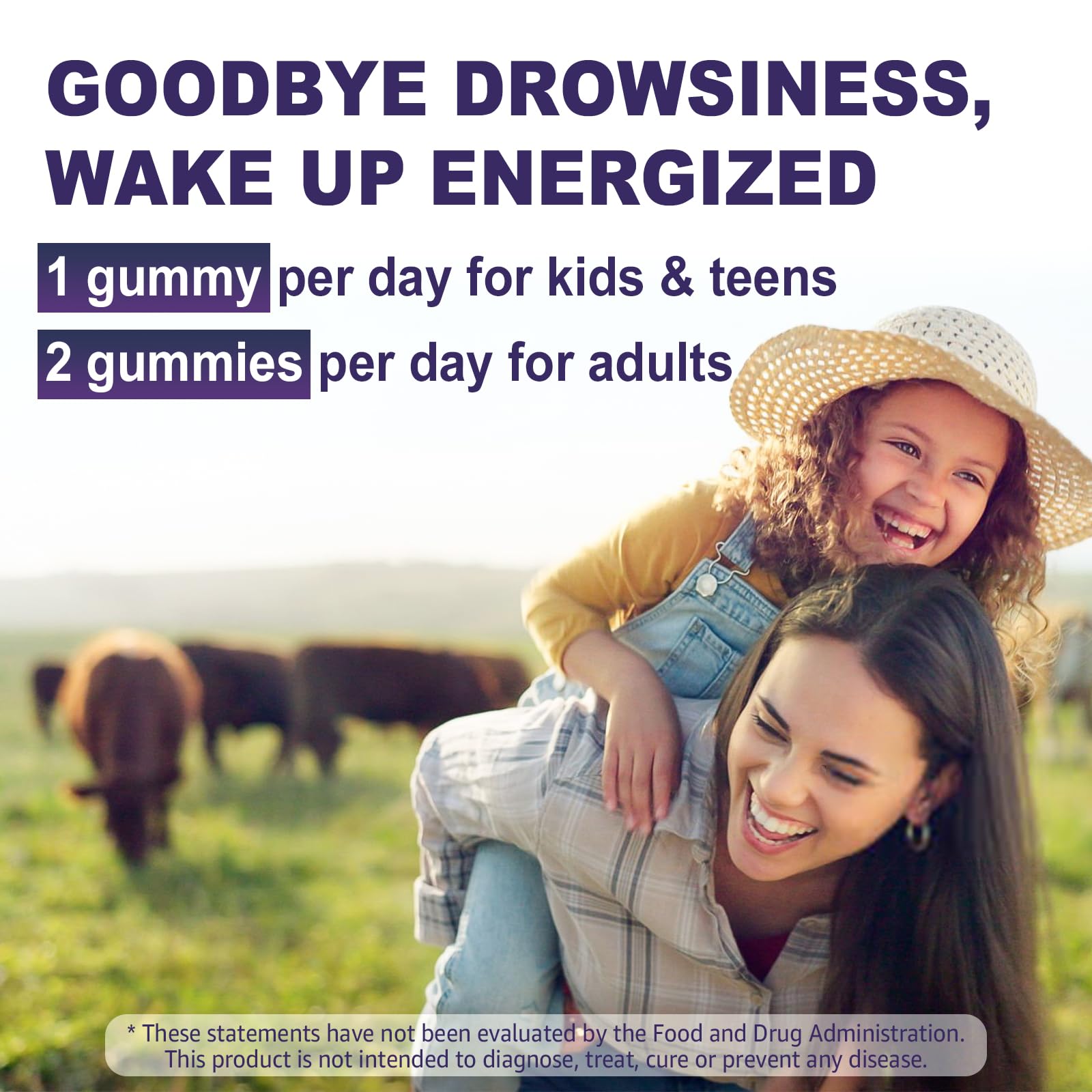 ELLAMENTZ Kids Magnesium Gummies displayed with fruits
