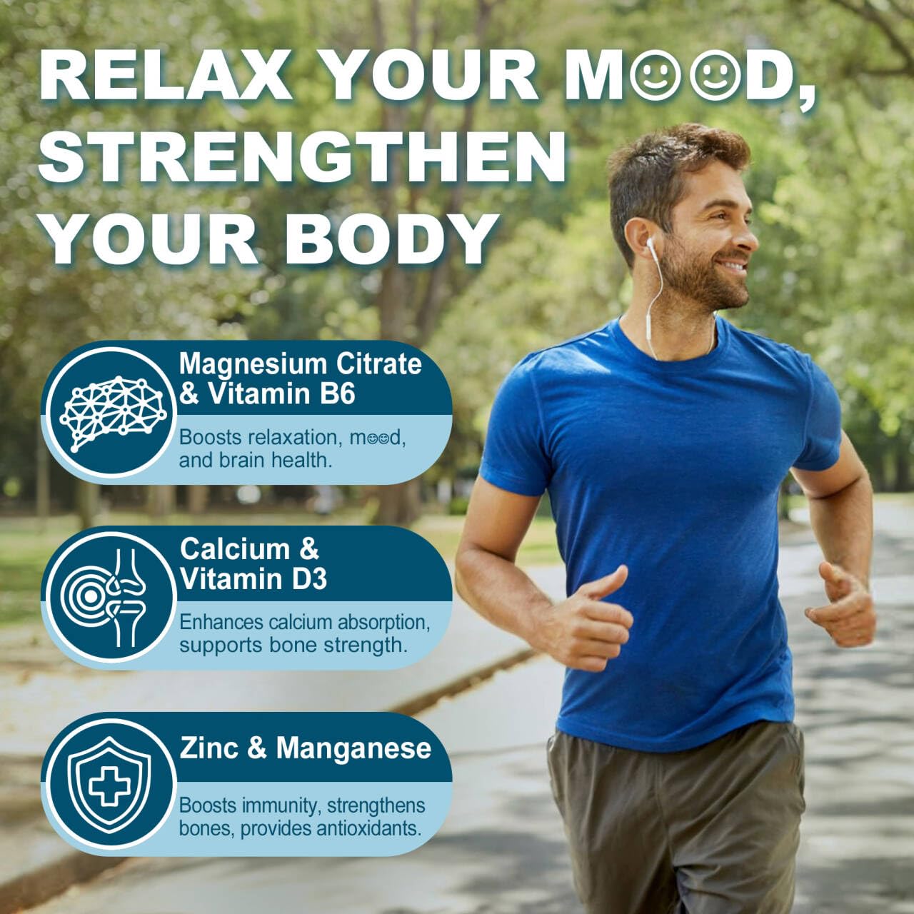 ELLAMENTZ Magnesium Citrate Gummies with ingredients list
