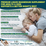 ELLAMENTZ Magnesium Glycinate Liquid Supplement back view