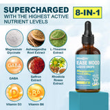 ELLAMENTZ Magnesium Glycinate Liquid Supplement on a kitchen counter