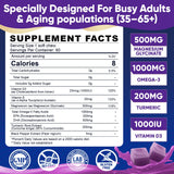 ELLAMENTZ Magnesium Glycinate soft chews packaging side view