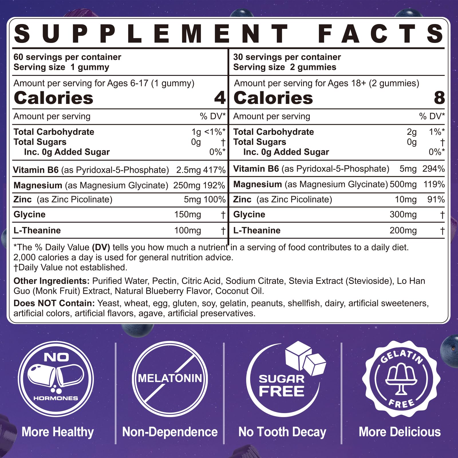 ELLAMENTZ Magnesium Gummies 500mg packaging