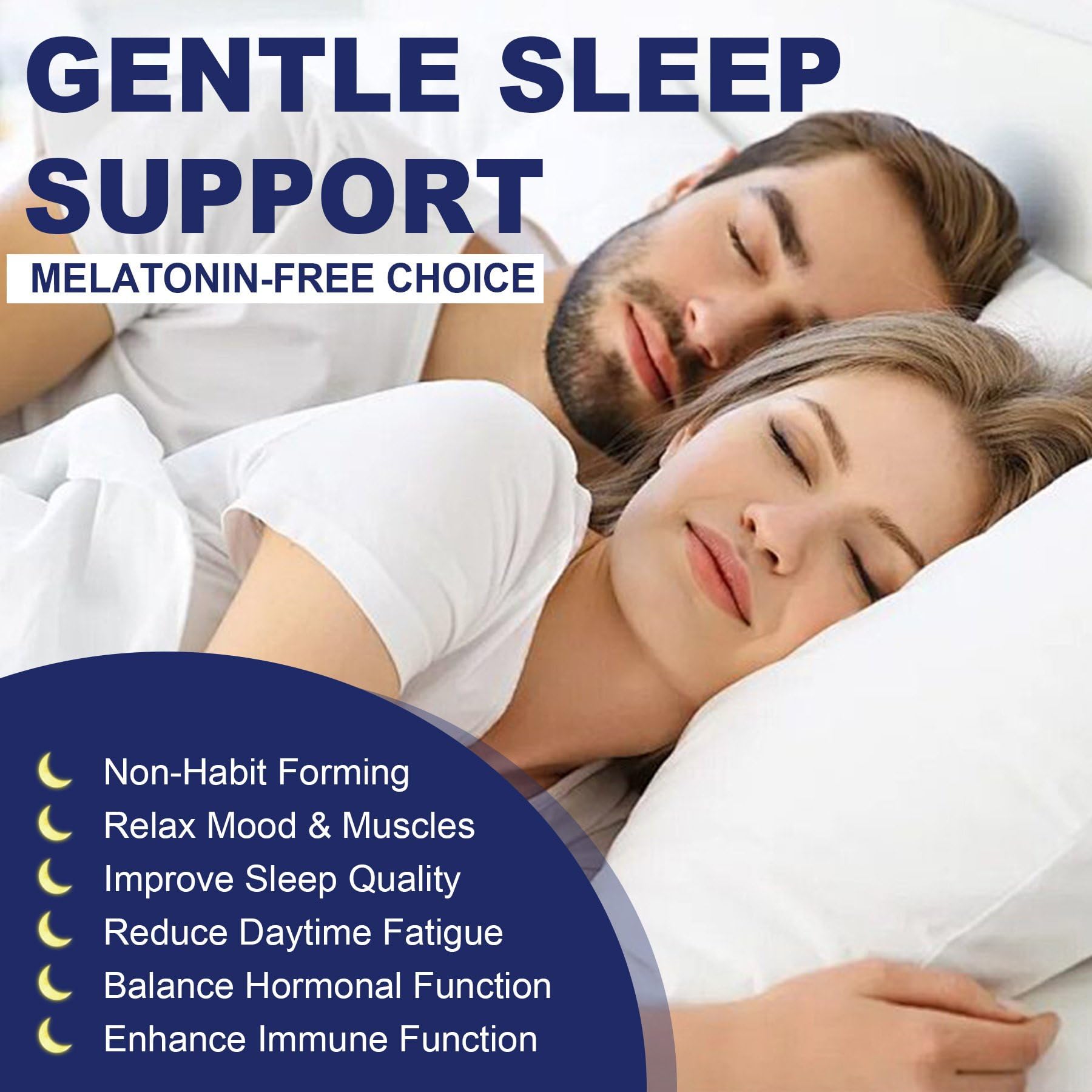 ELLAMENTZ Melatonin-Free Gummies displayed with a calming herbal setting