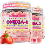 ELLAMENTZ Omega-3 Kids Gummies front view, 490g packaging