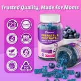 ELLAMENTZ Prenatal Gummies in a glass jar