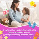 ELLAMENTZ Prenatal Multivitamin Gummies in a bowl