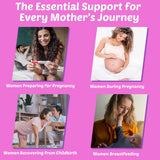 ELLAMENTZ Prenatal Multivitamin Gummies with fresh blueberries