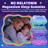 ELLAMENTZ Sleep Gummies on a wooden table