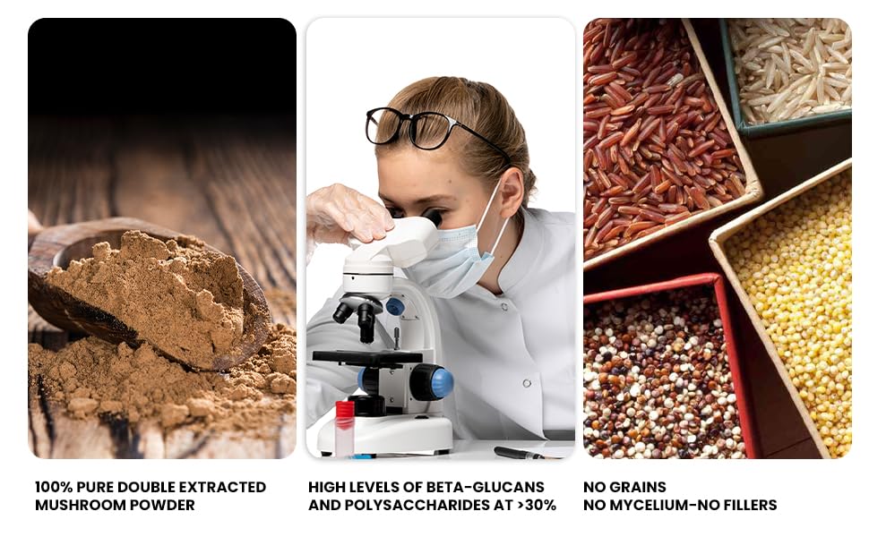 Ellie's Best Vital 7 Mushroom Blend nutritional information