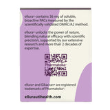 ellura Cranberry supplement packaging with label