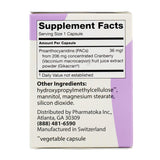 ellura Cranberry Urinary Tract Health Supplement capsule side view