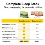Elo Health Sleep Gummies side view showing ingredients