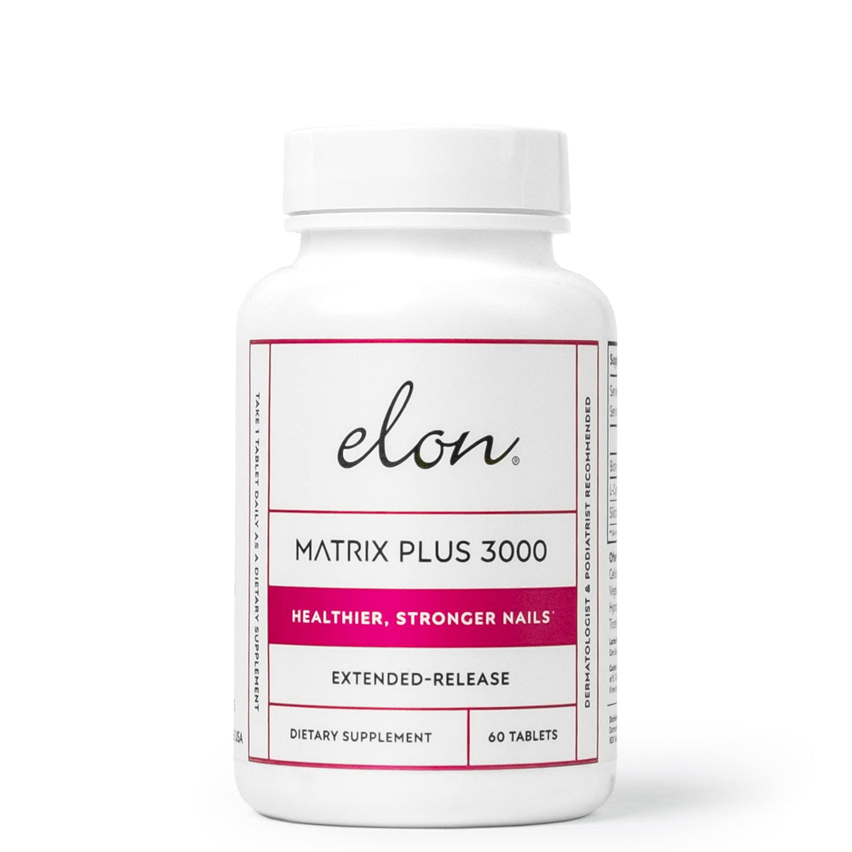 Elon Matrix Plus 3000 Nail Vitamins bottle front view