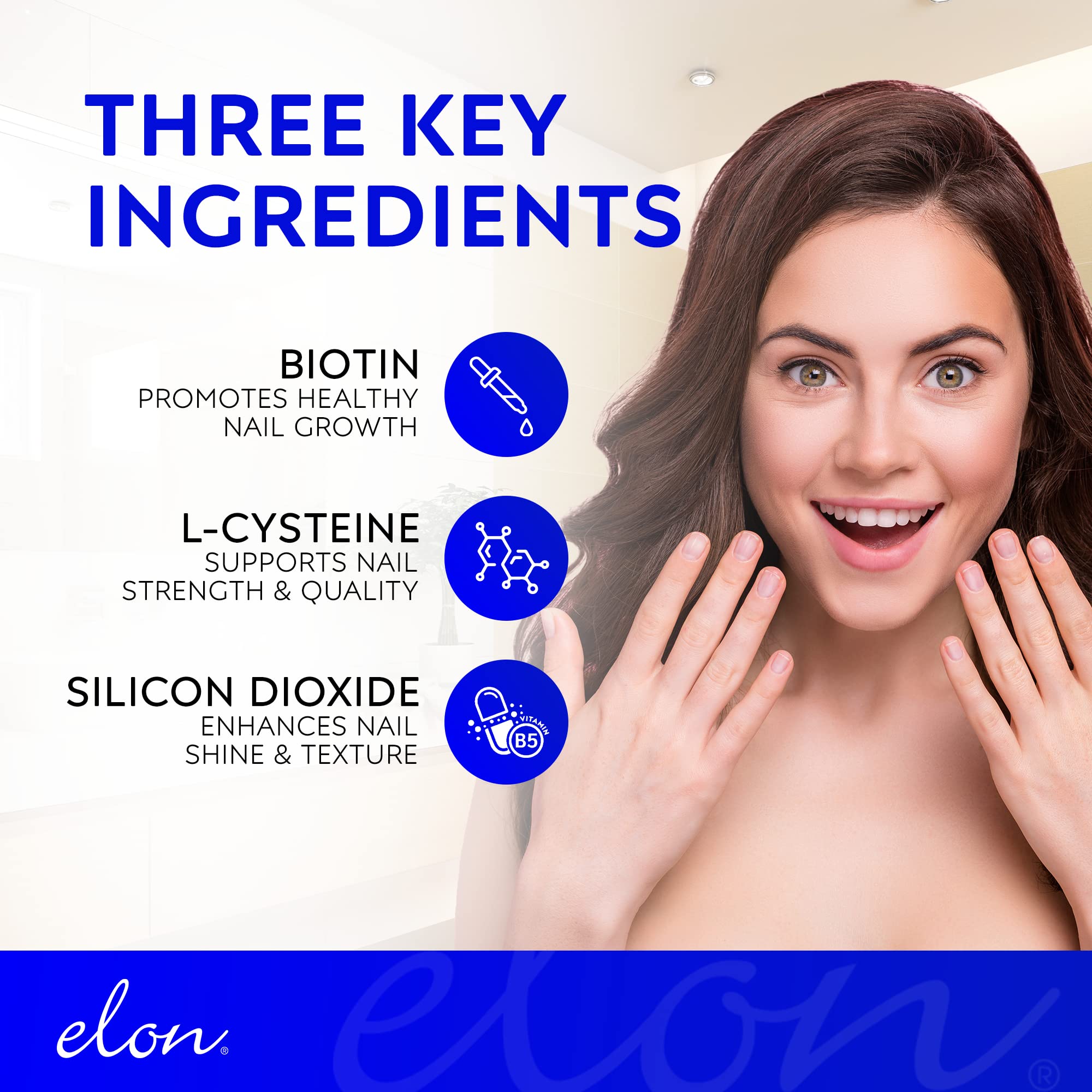 Elon Matrix Plus 3000 Nail Vitamins capsule close-up