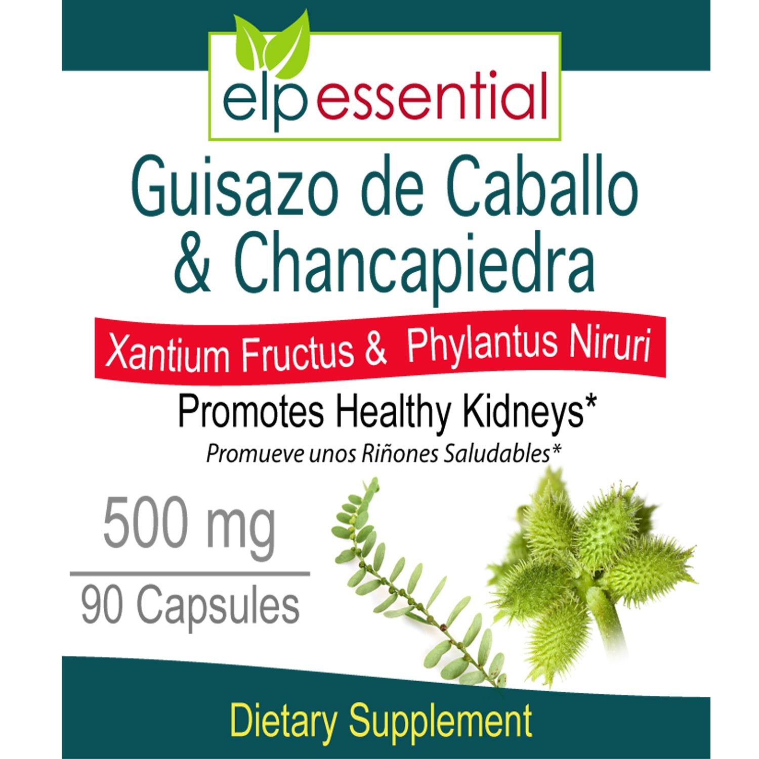 ELP ESSENTIAL Blended Vitamin & Mineral Supplement back view