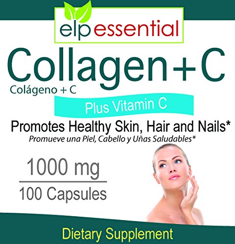 ELP ESSENTIAL Collagen Capsules 1000mg side view