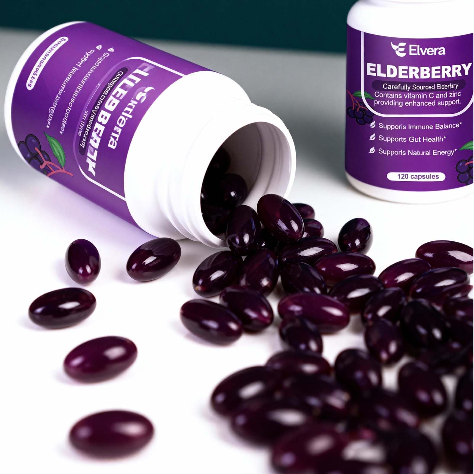 ELSORY Elvera Elderberry product packaging