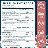 Elystrixionis Cranberry Supplement on a wooden table