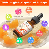 Elysx Alpha Lipoic Acid Liquid Drops 1000mg back label