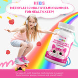 Elysx Kids Methylated Multivitamin Gummies on a kitchen counter