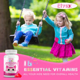 Elysx Kids Methylated Multivitamin Gummies with fresh strawberries