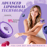 Elysx L-Theanine Gummies 400MG natural blueberry flavour